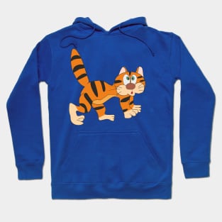 The cat is in shock Hoodie